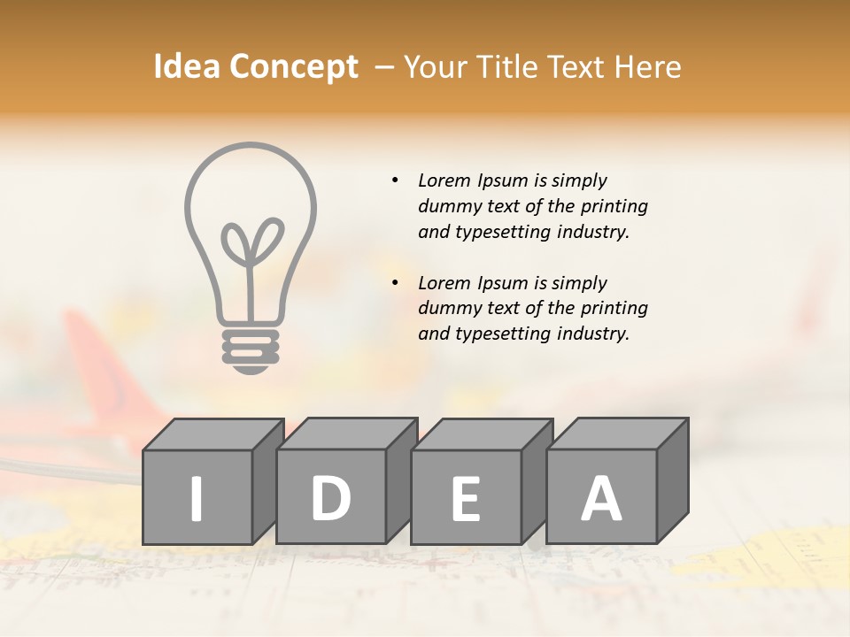 Concept Douanes Voyages PowerPoint Template