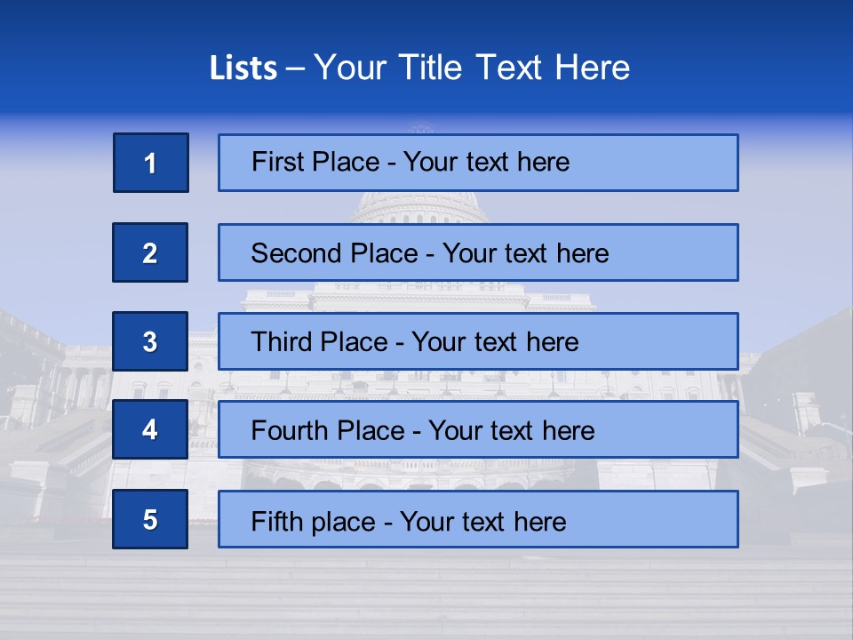 Cities Legislation Parliament PowerPoint Template