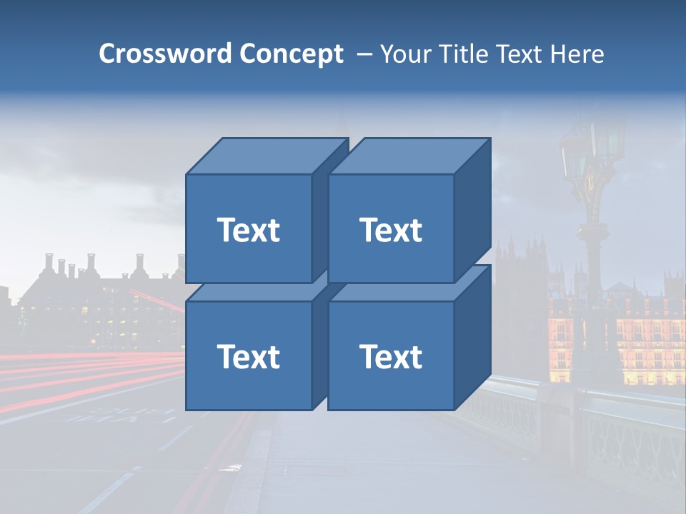 Westminster Politics Tower PowerPoint Template