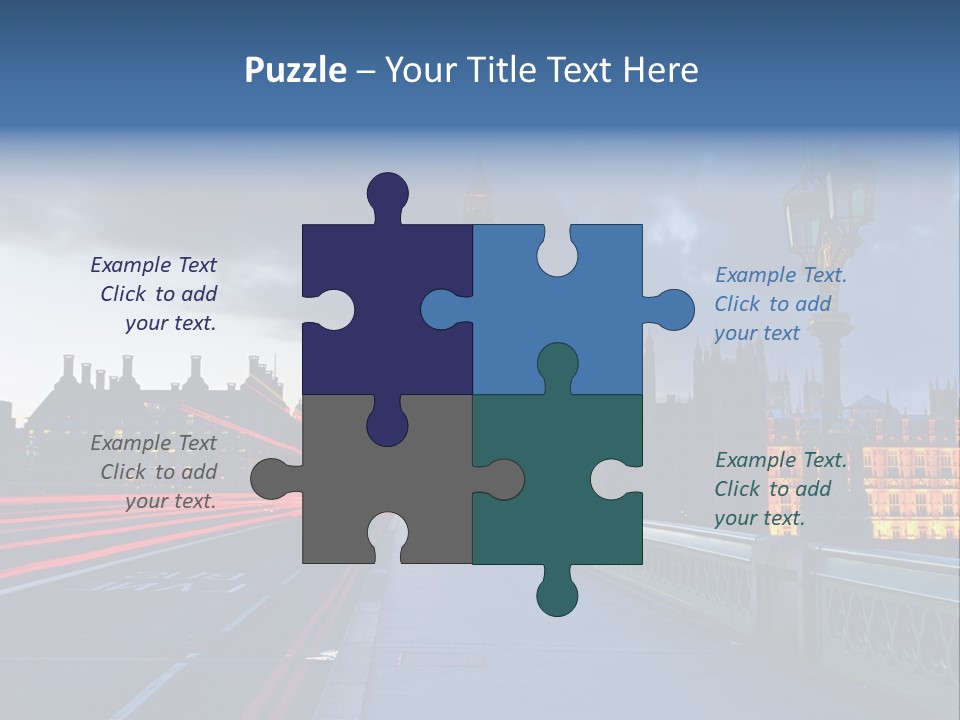 Westminster Politics Tower PowerPoint Template