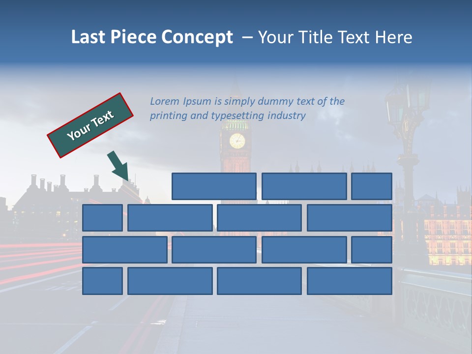 Westminster Politics Tower PowerPoint Template