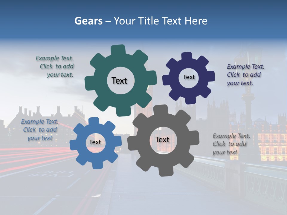 Westminster Politics Tower PowerPoint Template