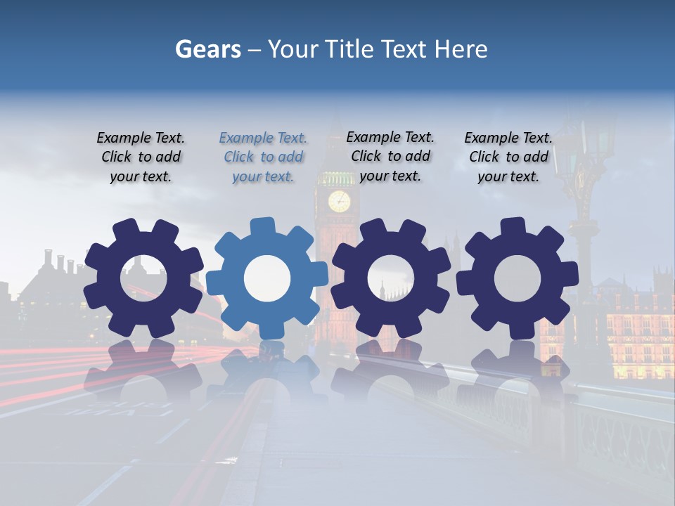 Westminster Politics Tower PowerPoint Template