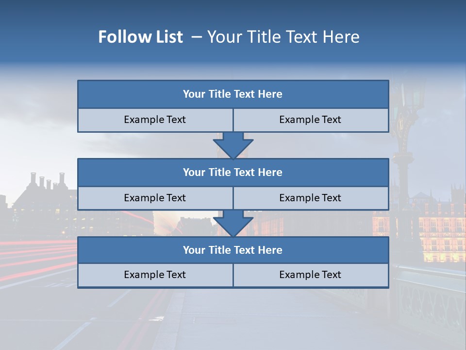Westminster Politics Tower PowerPoint Template