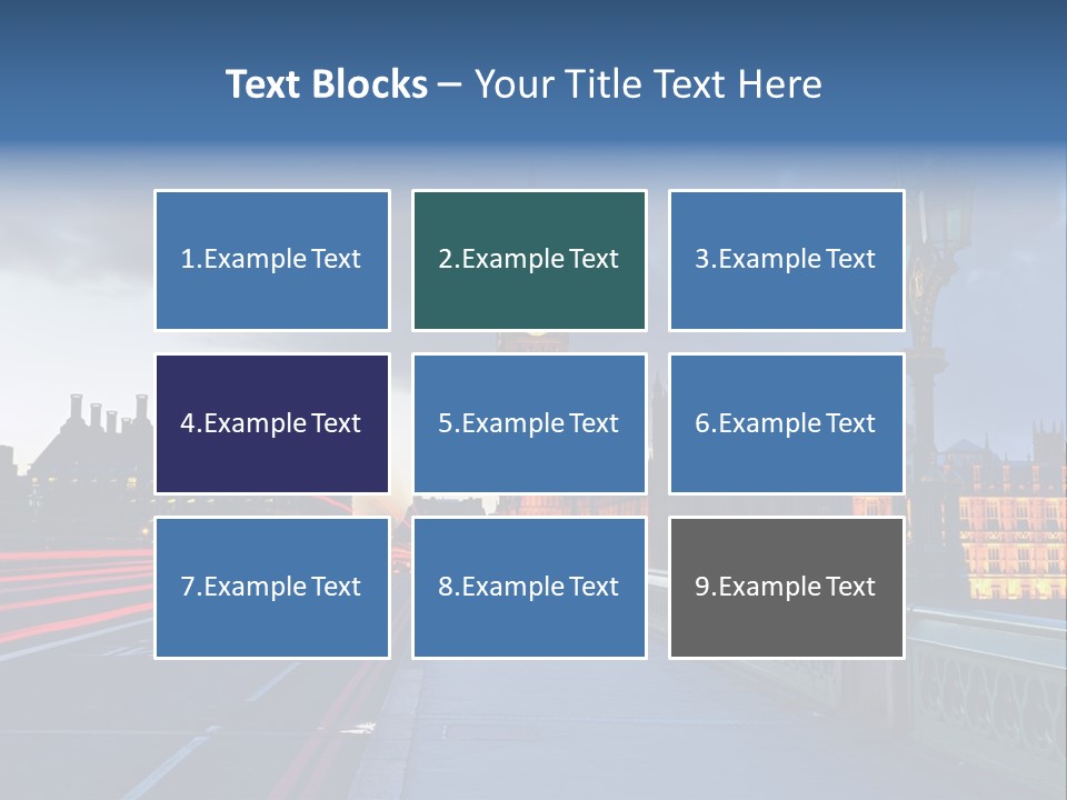 Westminster Politics Tower PowerPoint Template