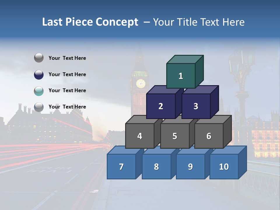 Westminster Politics Tower PowerPoint Template