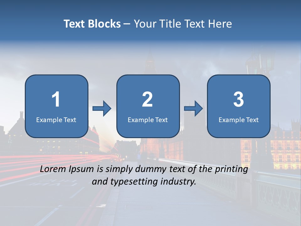 Westminster Politics Tower PowerPoint Template