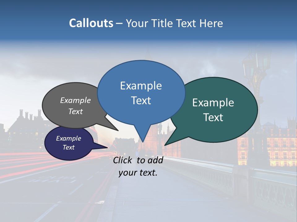 Westminster Politics Tower PowerPoint Template