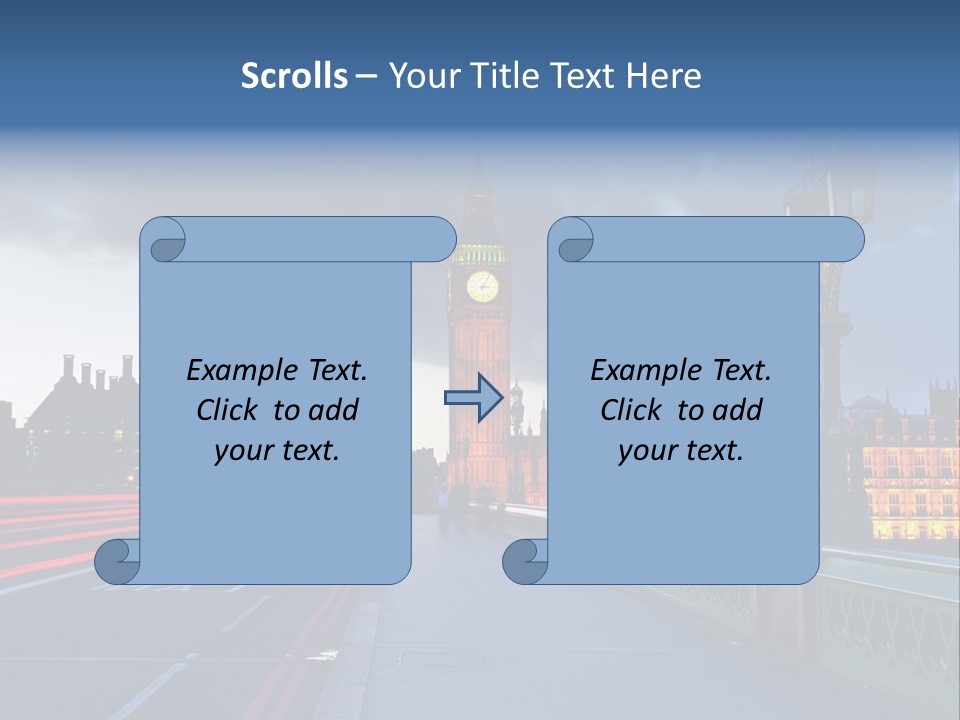 Westminster Politics Tower PowerPoint Template