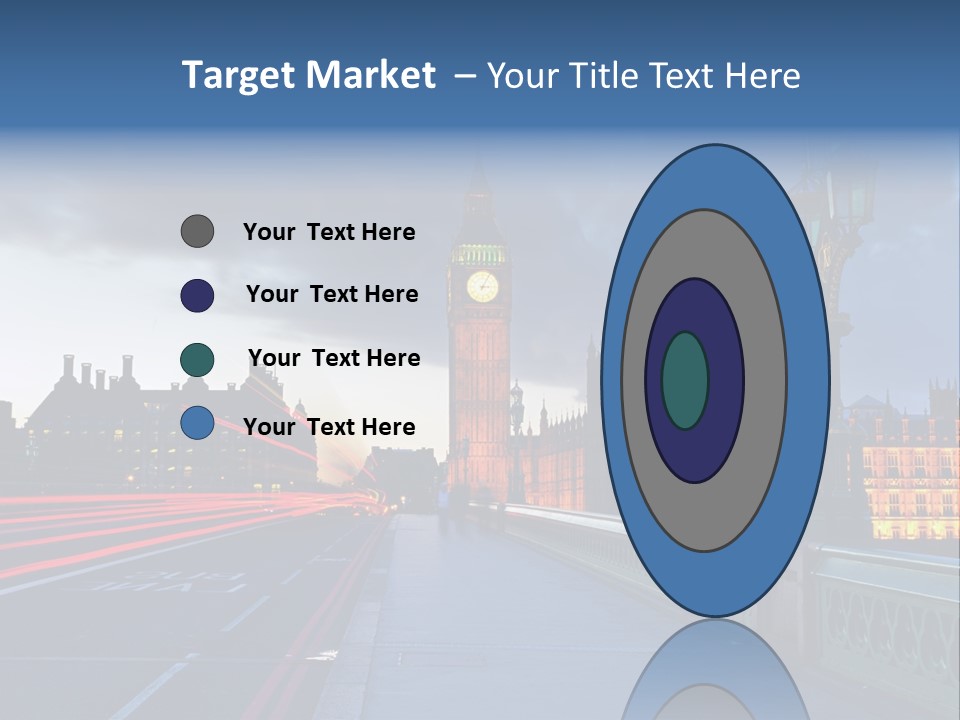 Westminster Politics Tower PowerPoint Template