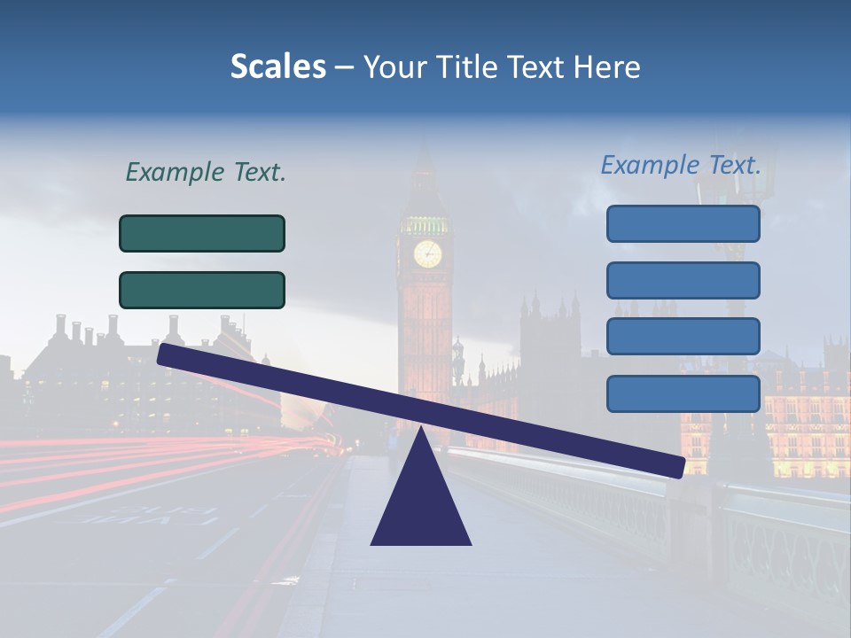 Westminster Politics Tower PowerPoint Template