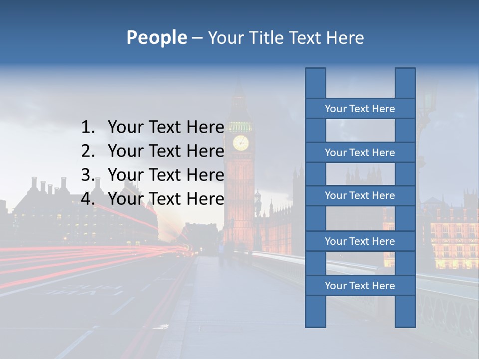 Westminster Politics Tower PowerPoint Template