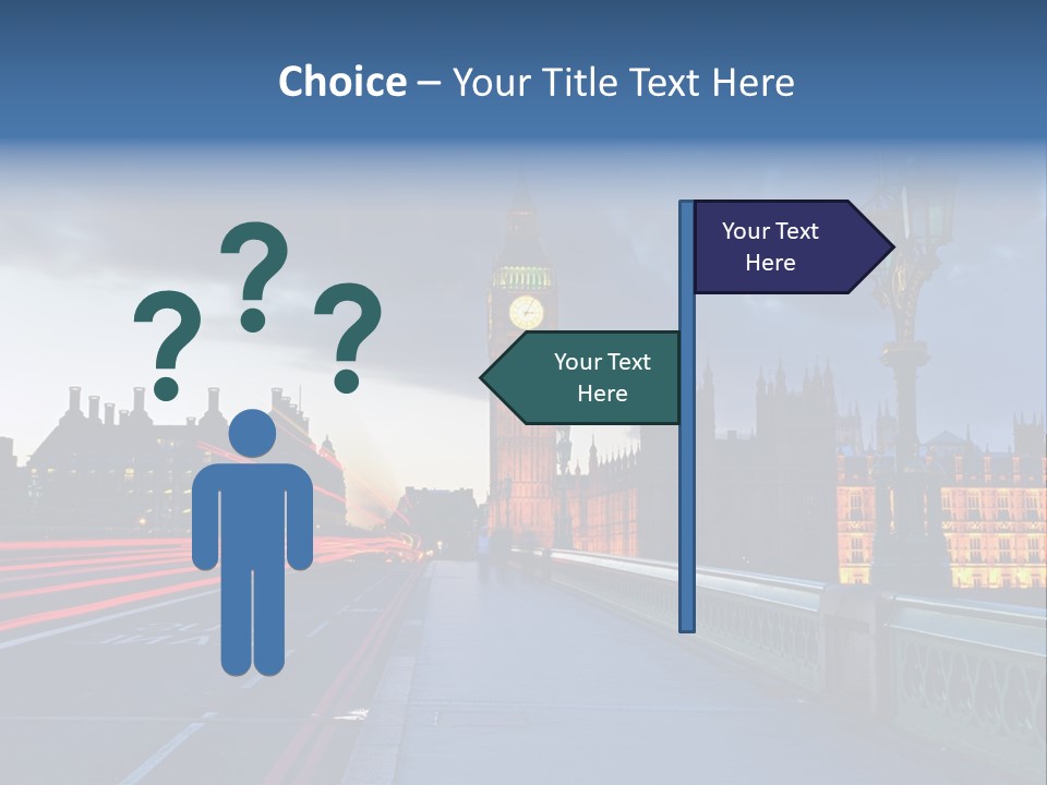 Westminster Politics Tower PowerPoint Template