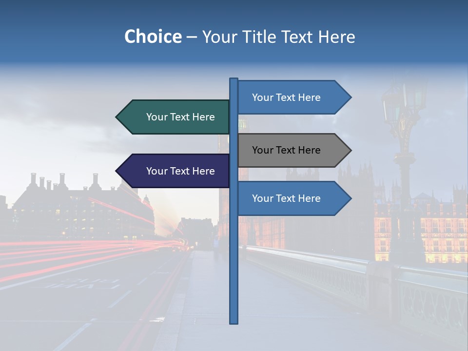 Westminster Politics Tower PowerPoint Template