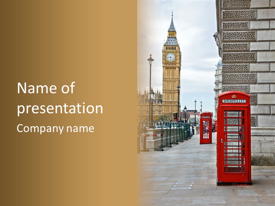 Parliament London Ornate PowerPoint Template