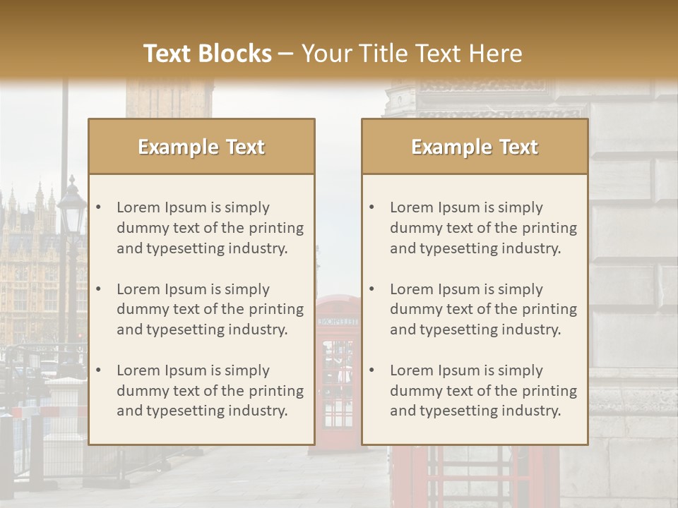 Parliament London Ornate PowerPoint Template