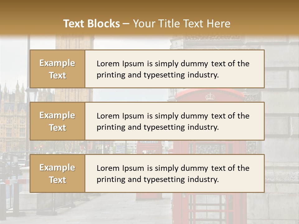 Parliament London Ornate PowerPoint Template
