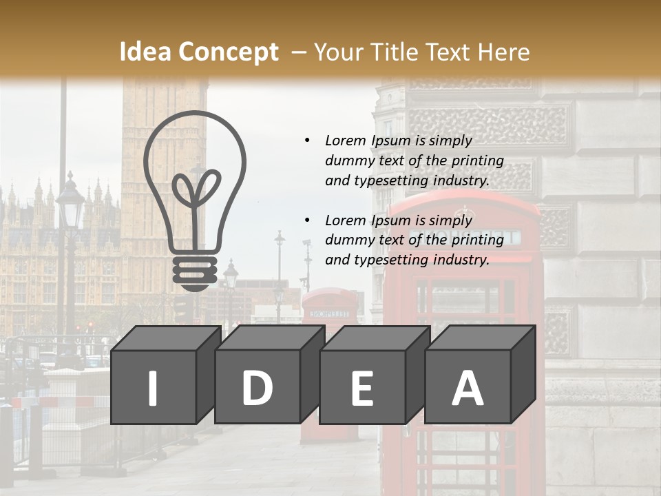 Parliament London Ornate PowerPoint Template