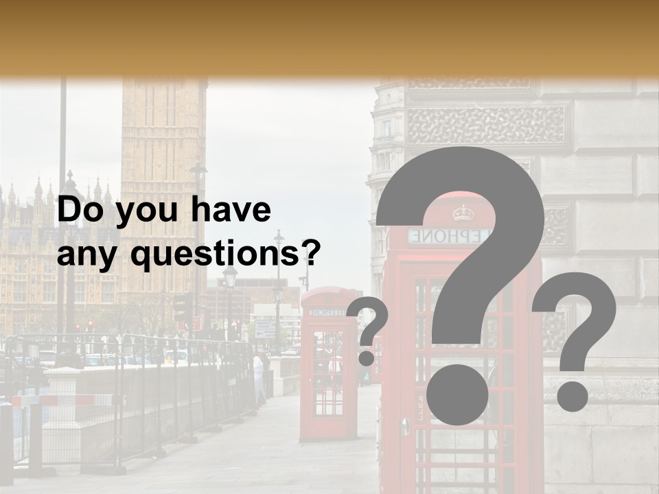 Parliament London Ornate PowerPoint Template