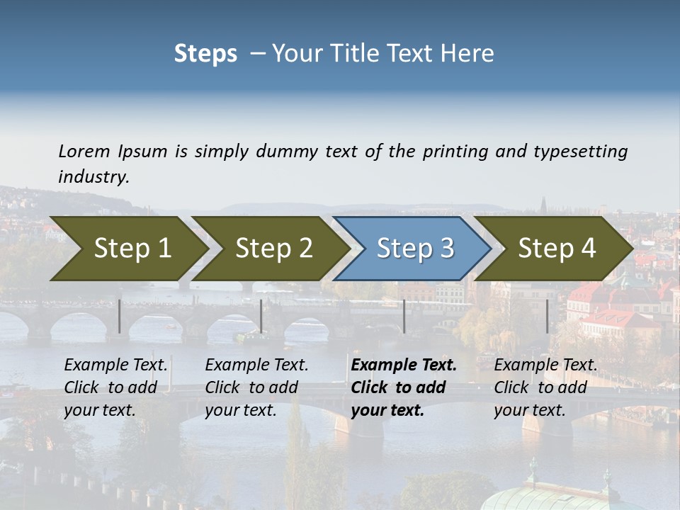 Blue Boat Charles Green Historic Monument Most Perspecti Skyline Sky PowerPoint Template