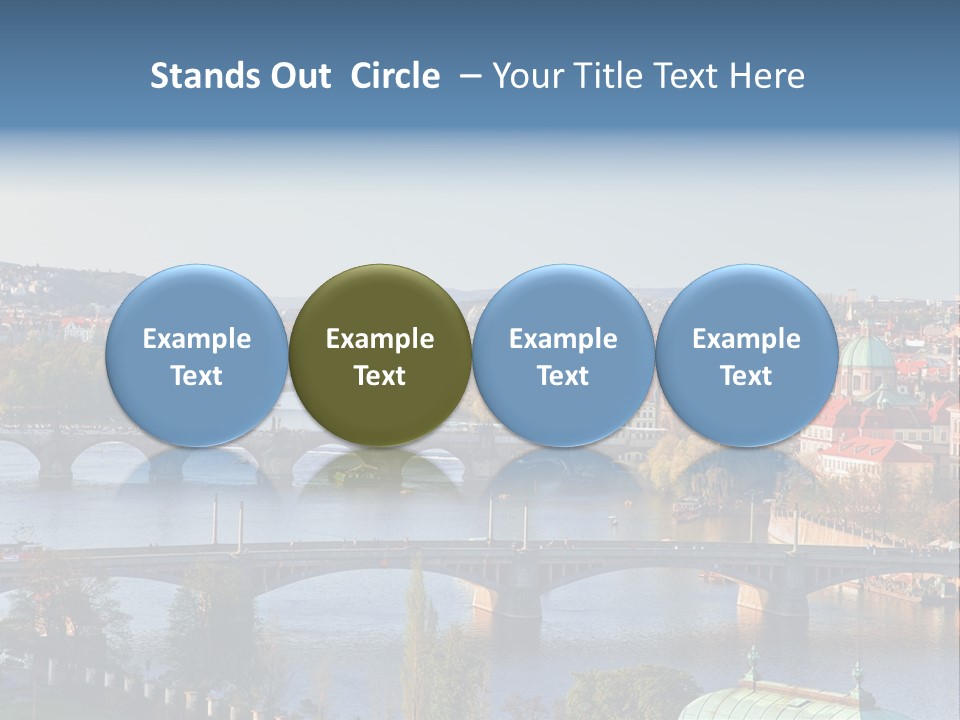 Blue Boat Charles Green Historic Monument Most Perspecti Skyline Sky PowerPoint Template