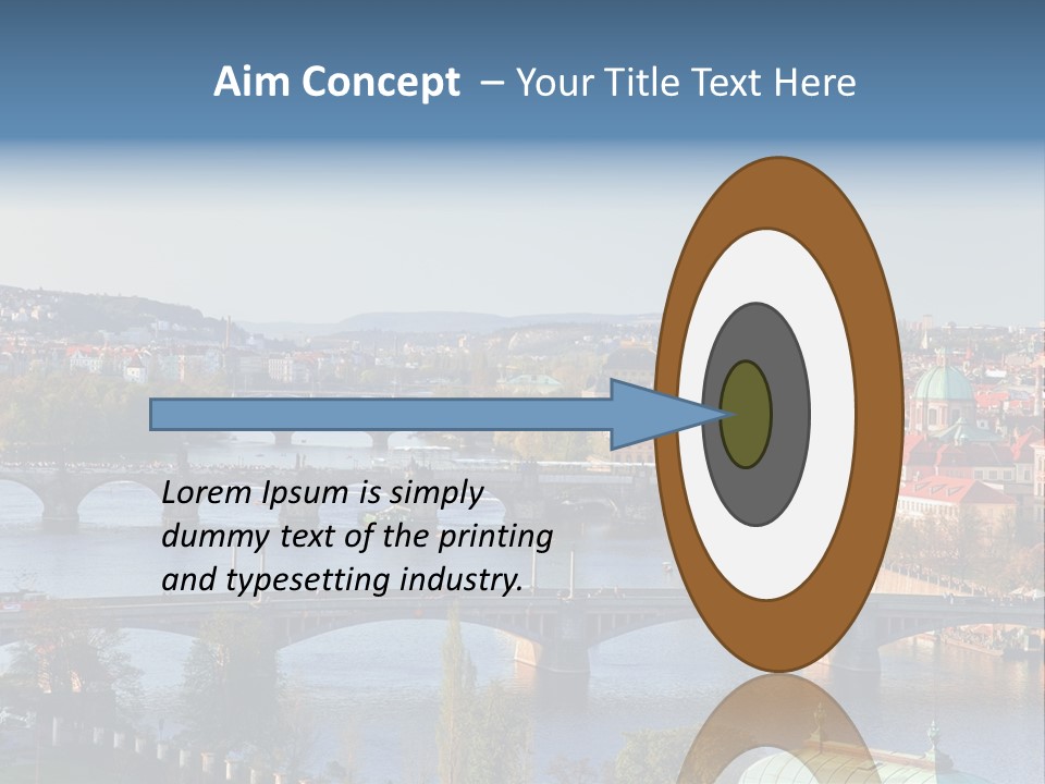 Blue Boat Charles Green Historic Monument Most Perspecti Skyline Sky PowerPoint Template