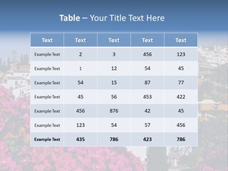 Nerja Roof Sunny PowerPoint Template