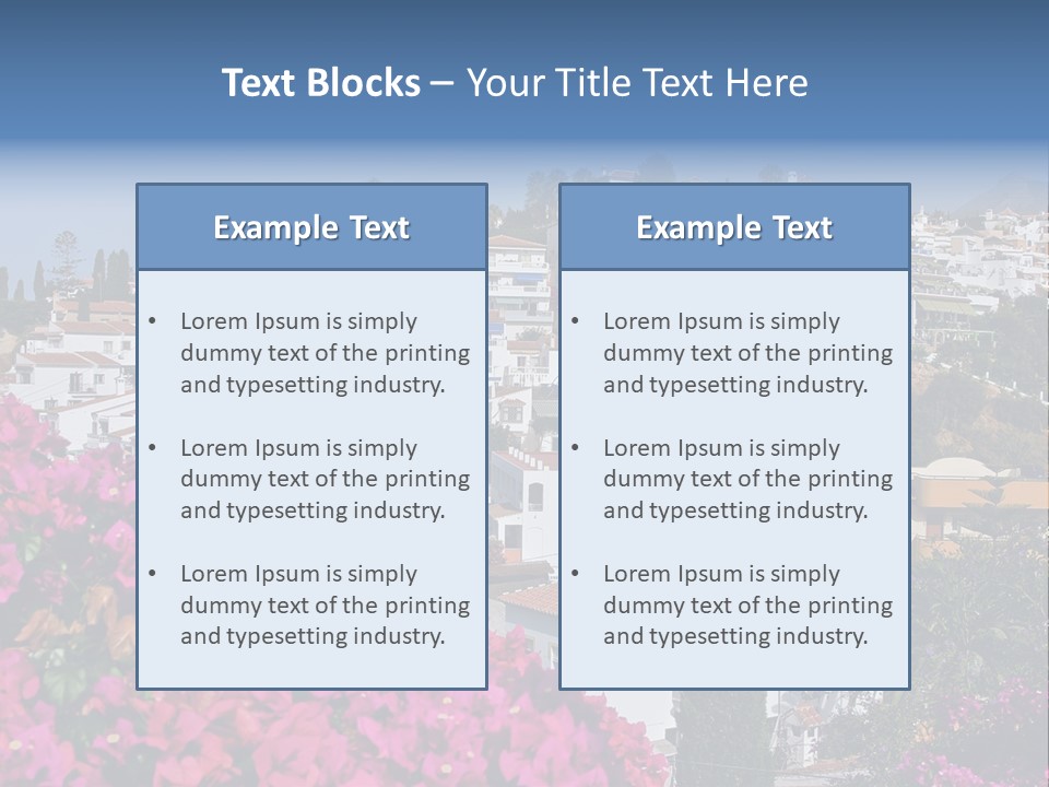 Nerja Roof Sunny PowerPoint Template