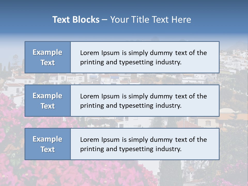 Nerja Roof Sunny PowerPoint Template