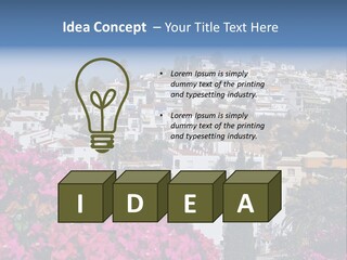 Nerja Roof Sunny PowerPoint Template