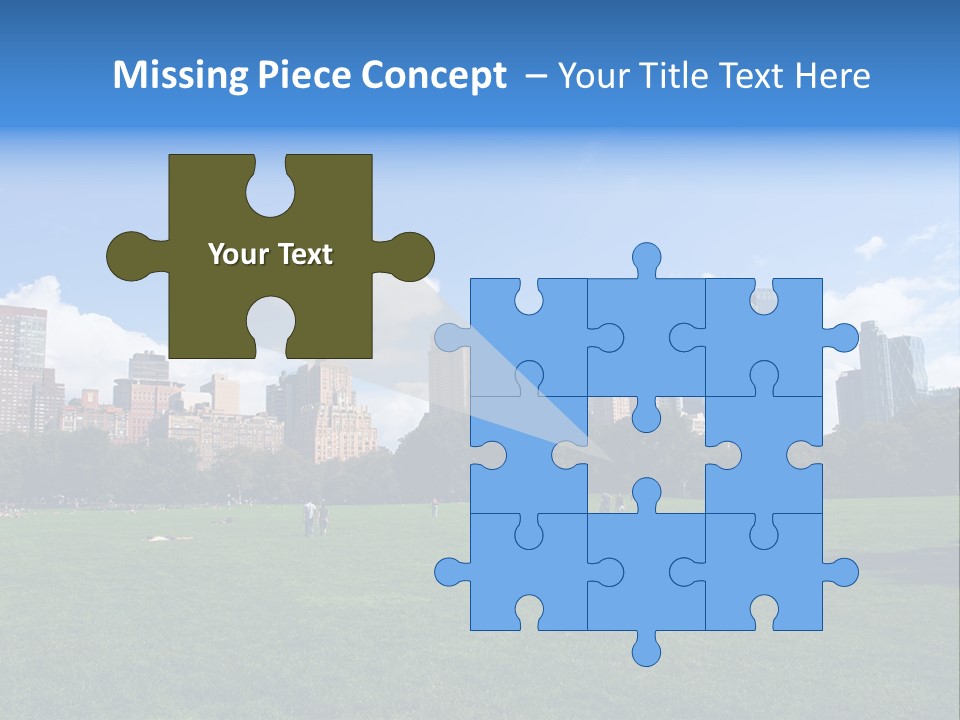 Landscape Space Green PowerPoint Template