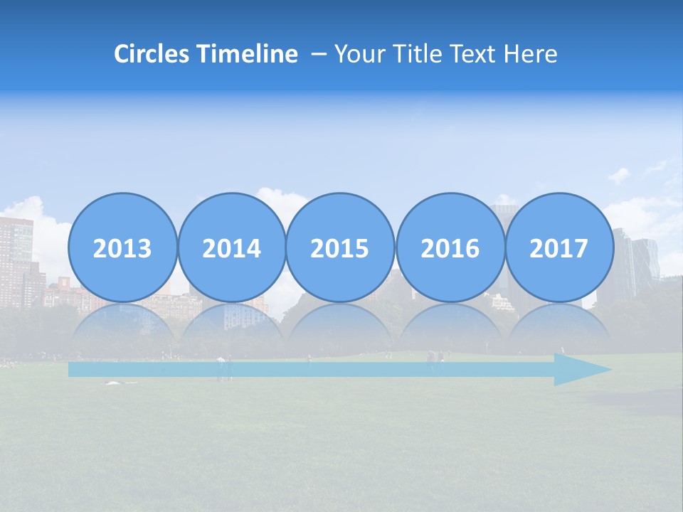 Landscape Space Green PowerPoint Template