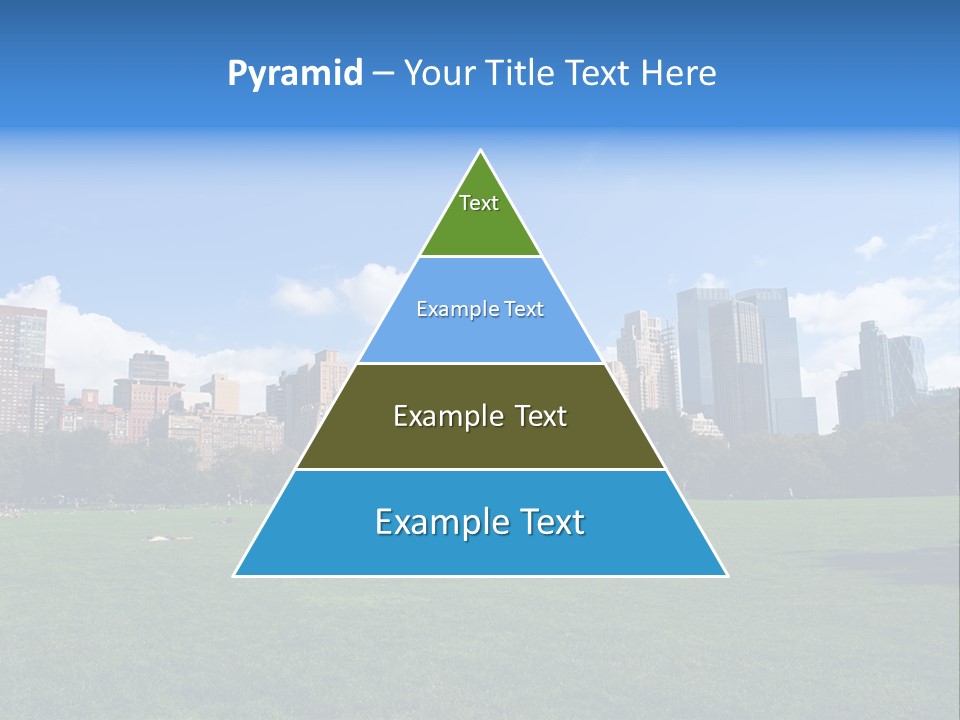 Landscape Space Green PowerPoint Template
