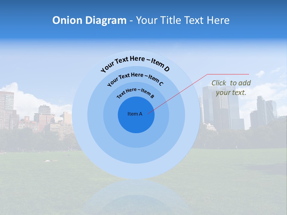 Landscape Space Green PowerPoint Template