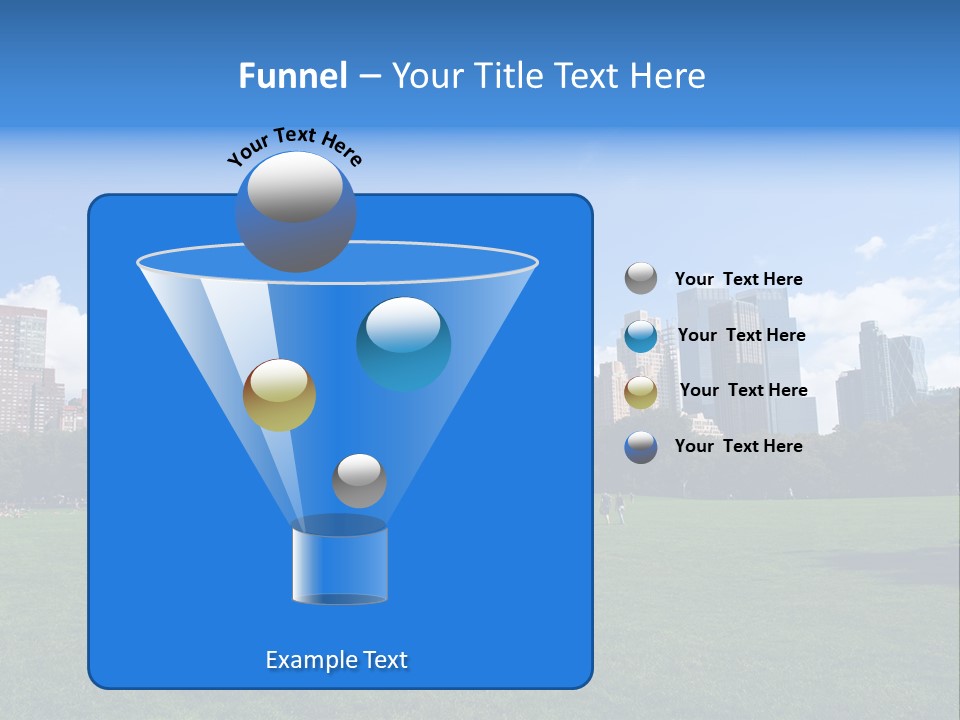 Landscape Space Green PowerPoint Template
