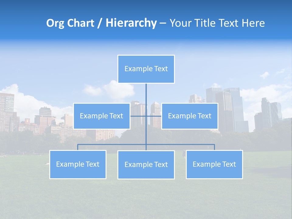 Landscape Space Green PowerPoint Template