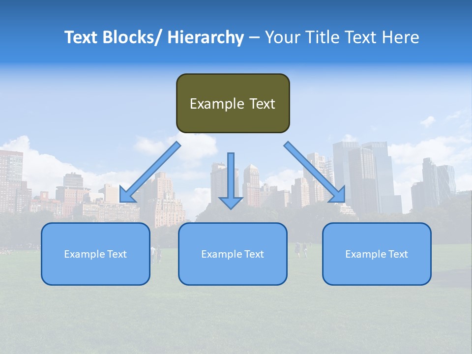 Landscape Space Green PowerPoint Template