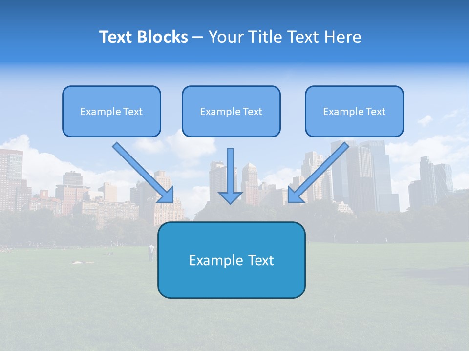 Landscape Space Green PowerPoint Template