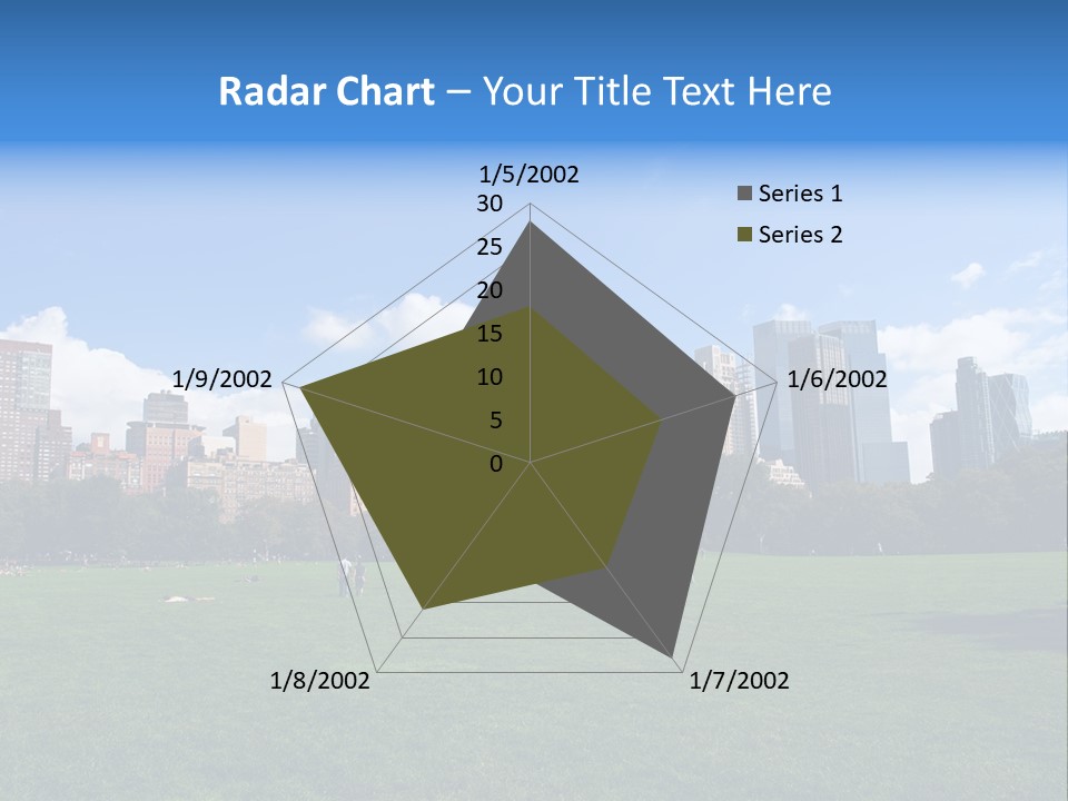 Landscape Space Green PowerPoint Template