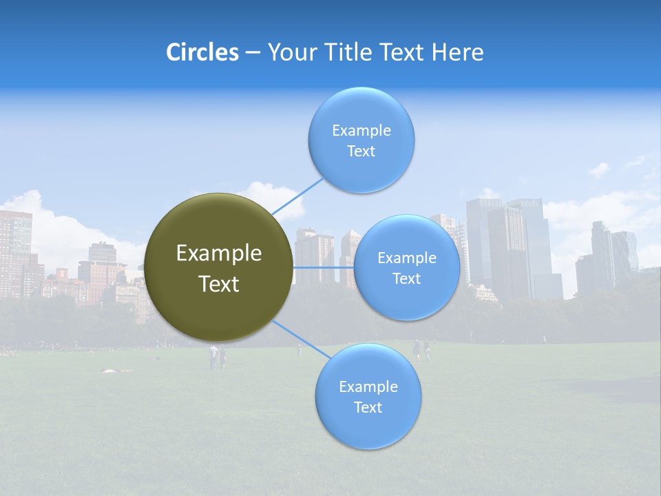 Landscape Space Green PowerPoint Template