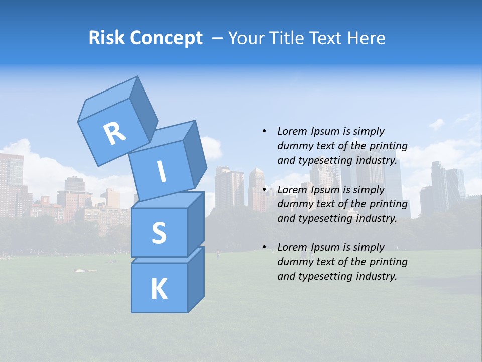 Landscape Space Green PowerPoint Template