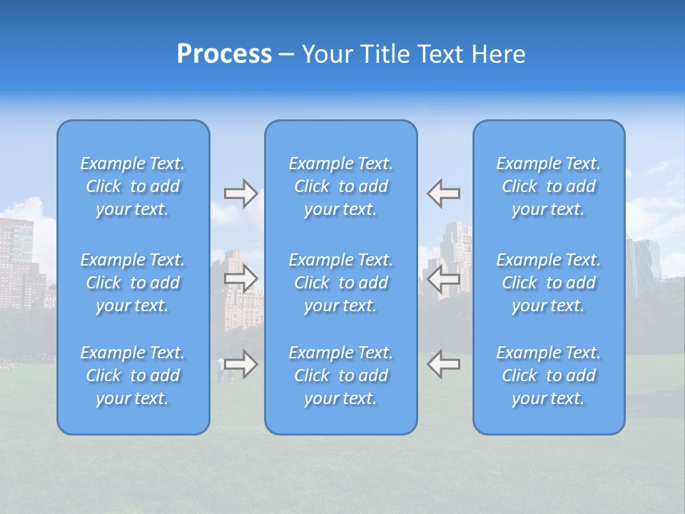 Landscape Space Green PowerPoint Template