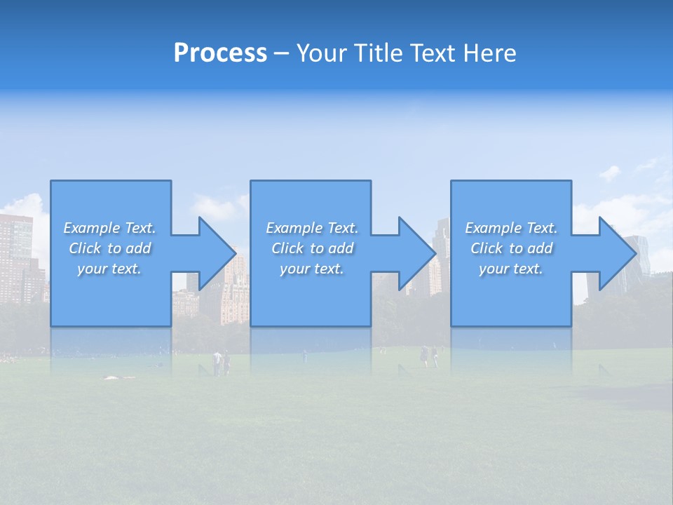 Landscape Space Green PowerPoint Template