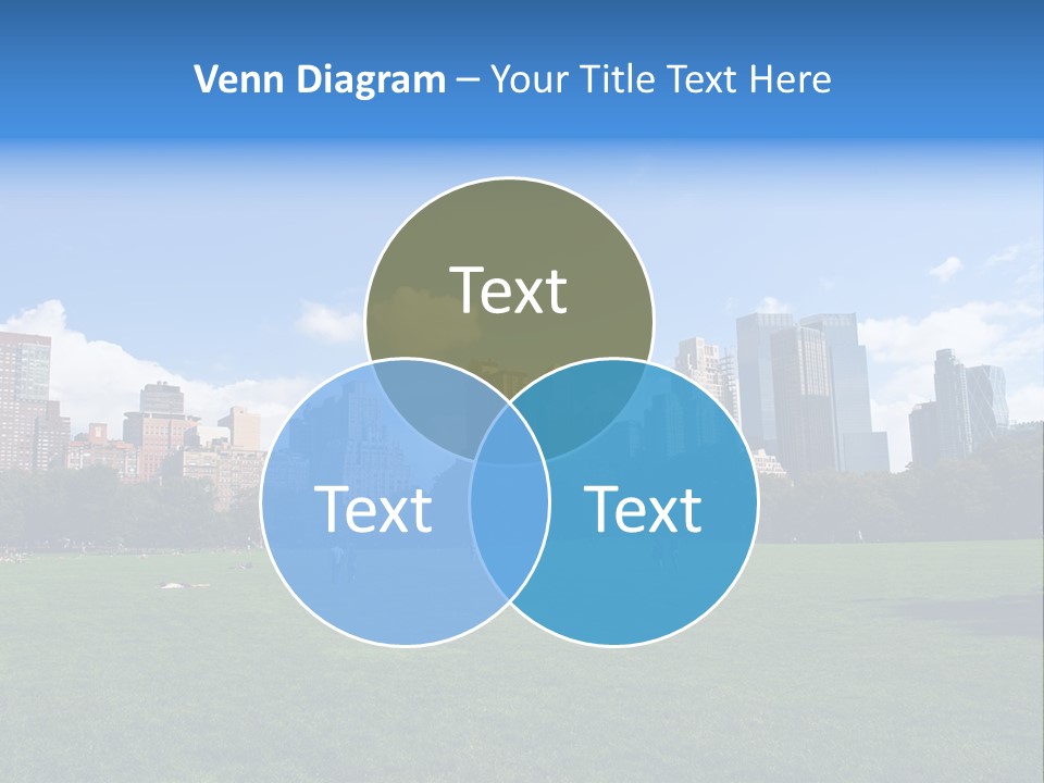 Landscape Space Green PowerPoint Template