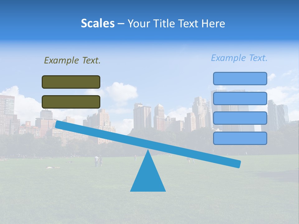 Landscape Space Green PowerPoint Template