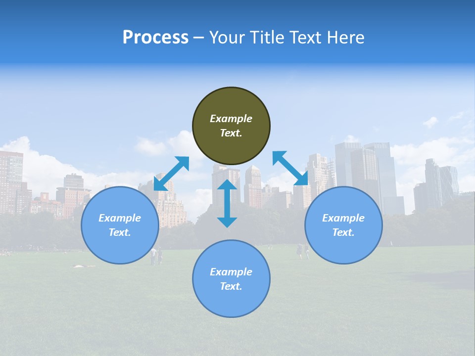 Landscape Space Green PowerPoint Template