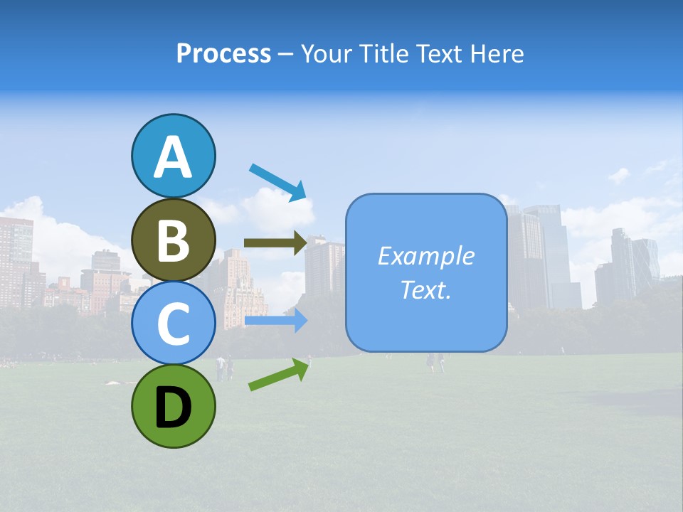 Landscape Space Green PowerPoint Template