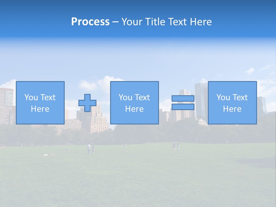 Landscape Space Green PowerPoint Template