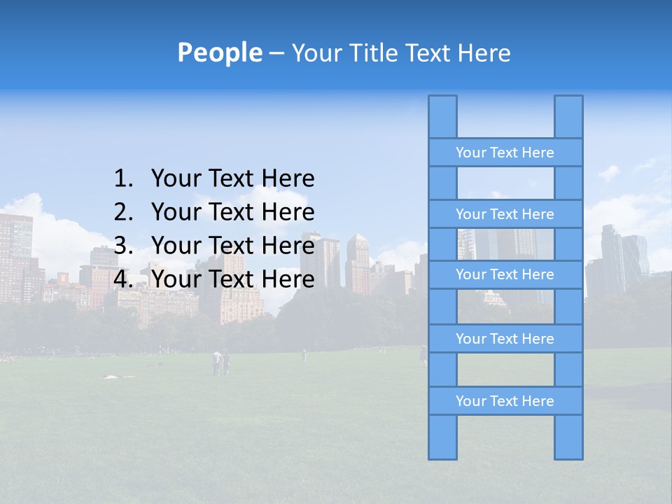 Landscape Space Green PowerPoint Template