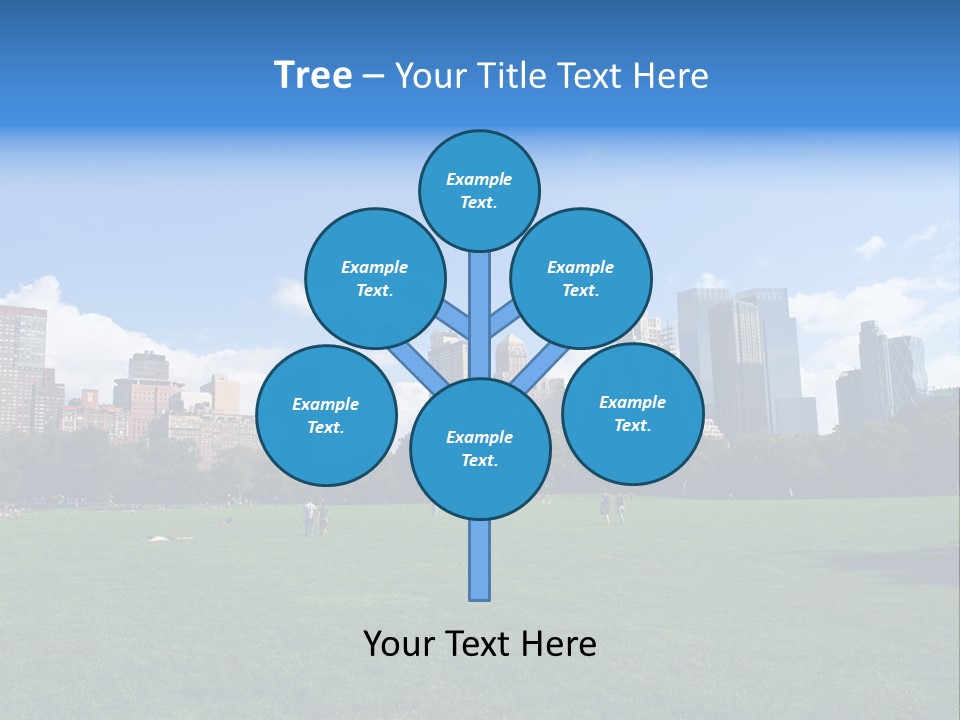 Landscape Space Green PowerPoint Template